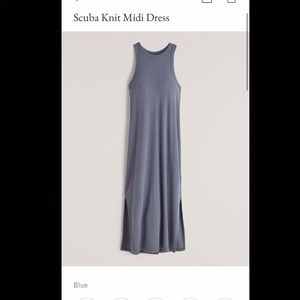 Scuba knit MIDI Dress